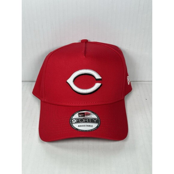 New Era Cincinnati Reds 9FORTY A-Frame MLB Adjustable SnapBack Hat Cap Red NWT - Picture 1 of 5